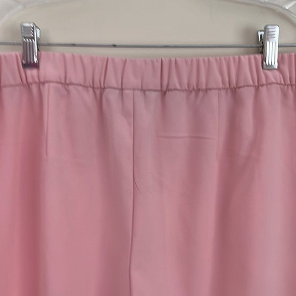 Lands End Blush Pink Pullon Wide Leg Pants NWOT - Picture 9 of 12